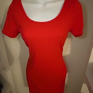 Red fashion nova dress